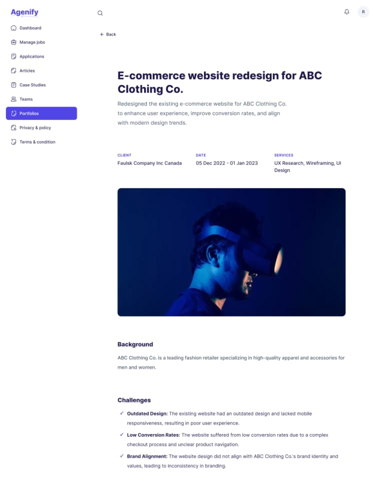 View portfolio