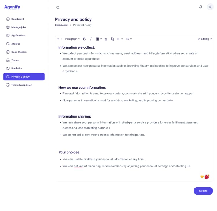 Privacy Policy