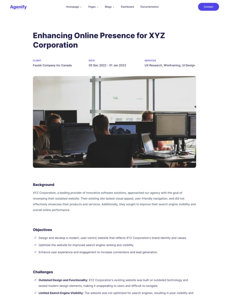 Case studies details