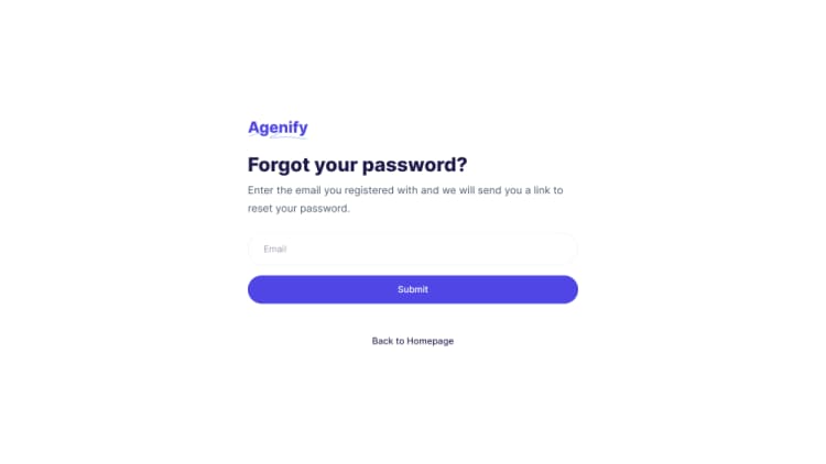 Forgot password