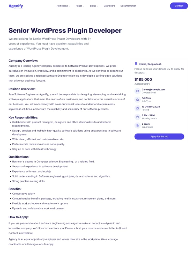Job Details